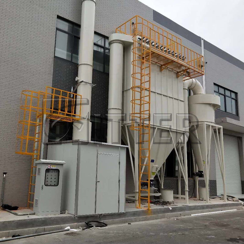 離心旋風+脈沖帶式