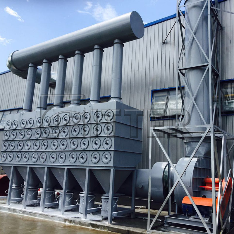 脈沖濾筒側(cè)抽式除塵