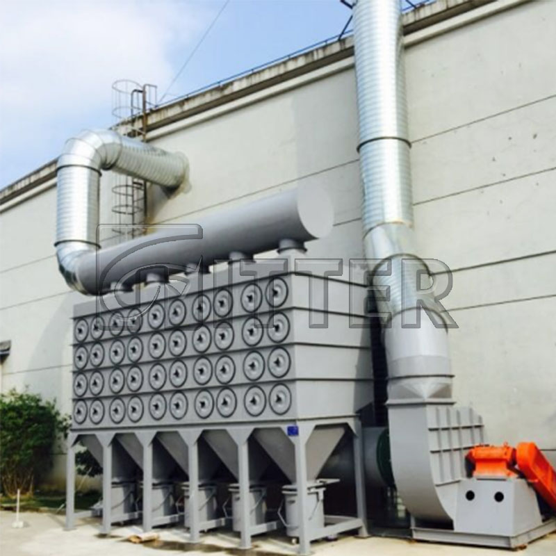 脈沖濾筒側(cè)抽式除塵器