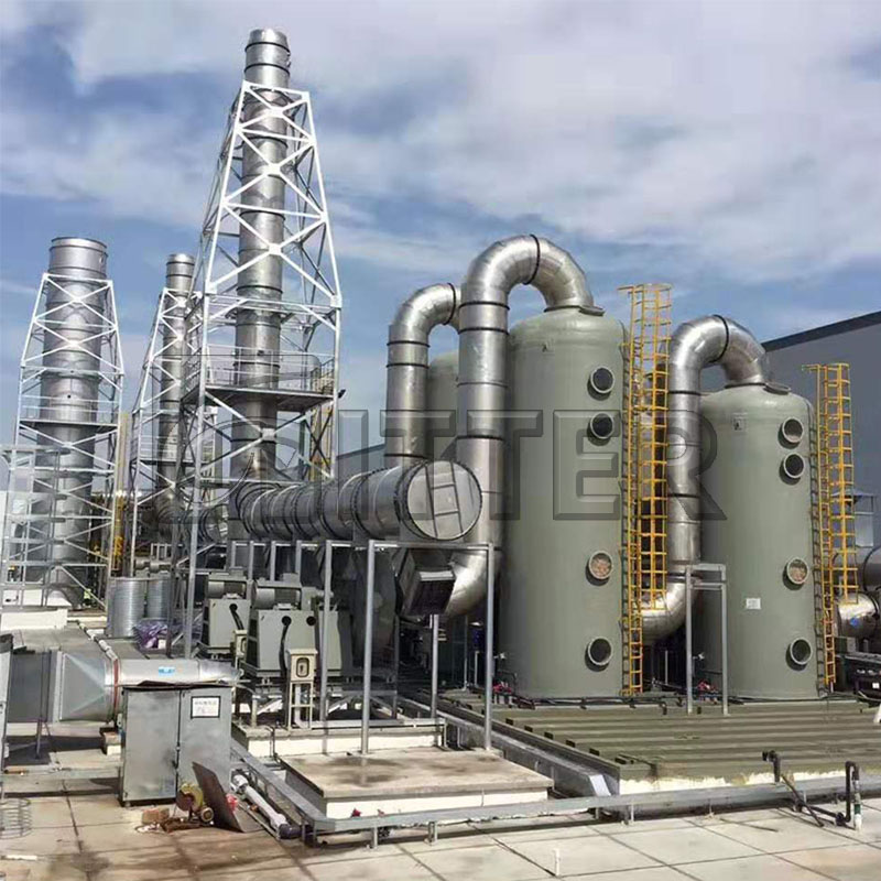 洗滌塔吸收處理系統