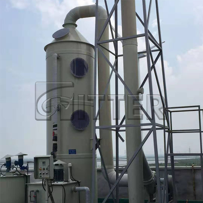 洗滌塔吸收處理系統