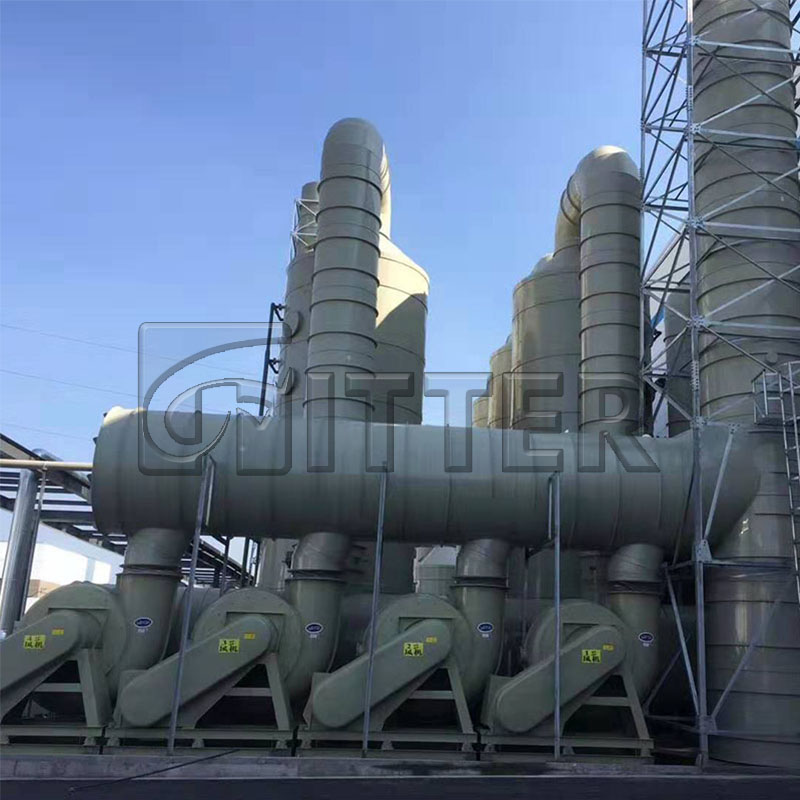 洗滌塔吸收處理系統1