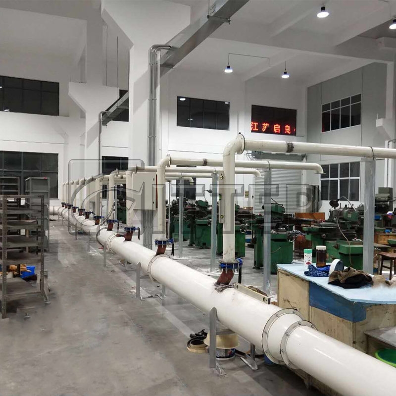 機械加工行業管道安裝圖