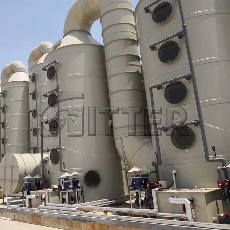 洗滌塔吸收處理系統