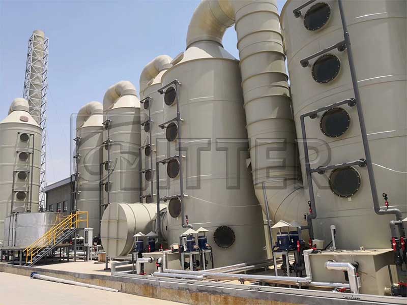 洗滌塔吸收處理系統